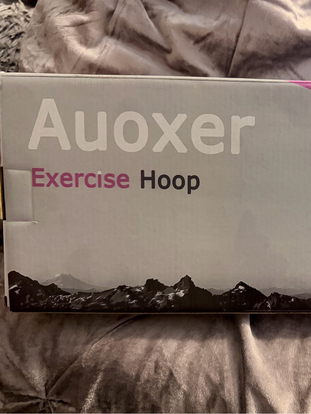 Auoxer Exercise Hula Hoop with Pink Accent
